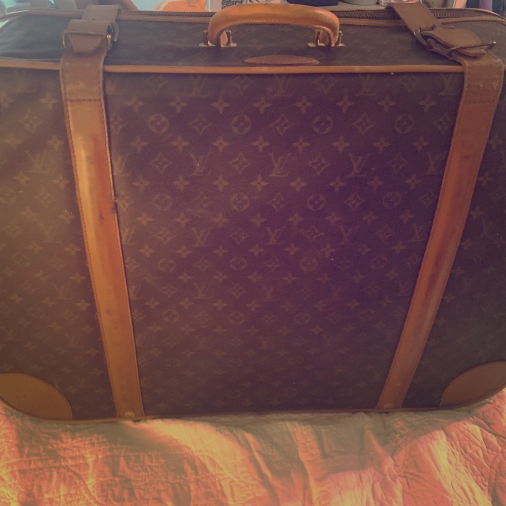 Fabulous Vintage Large Louis Vuitton Suitcase.